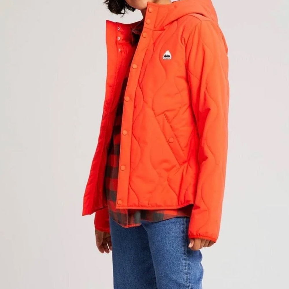 Women's Hooded Jacket
Attached hood; Snap-closure hand-warmer pockets - Picture 2 of 2